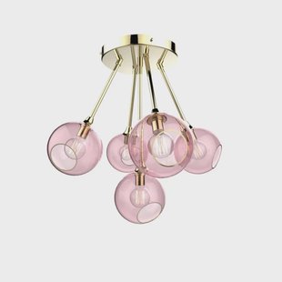 DESIGN BY US - Ballroom Molecule Hanglamp Brass/Rose