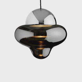 DESIGN BY US - Nutty XL Hanglamp Smoke/Chrome
