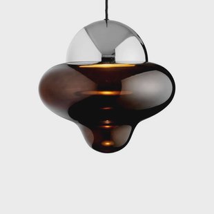 DESIGN BY US - Nutty XL Hanglamp Brown/Chrome