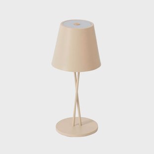 Lindby - Janea Cross Portable Taffellamp Dim. IP54 Beige