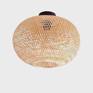 Lindby - Kessia Plafondlamp Ø40 Bamboe