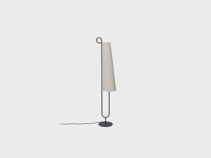 ferm LIVING - Ancora Vloerlamp Black/Natural