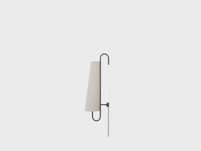 ferm LIVING - Ancora Wandlamp 100 Black/Natural
