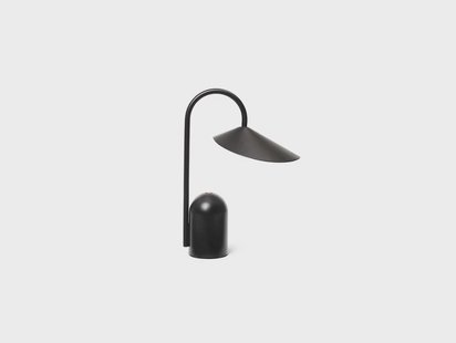 ferm LIVING - Arum Portable Taffellamp IP44 Black