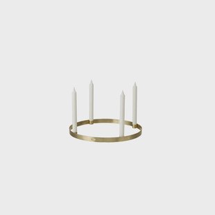 ferm LIVING - Circle Kaarshouder Small Brass