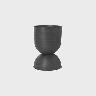 ferm LIVING - Hourglass Pot Large Black