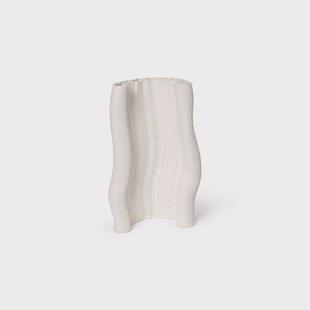 ferm LIVING - Moire Vase Off-White