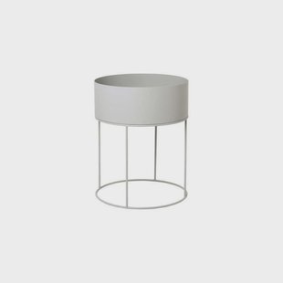 ferm LIVING - Plant plantenbak/bloembak lichtgrijs rond