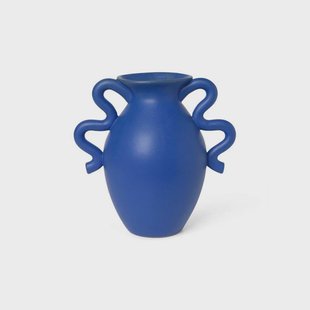 ferm LIVING - Verso Table Vase Bright Blue