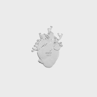 SELETTI - Love In Bloom Glass Heart Vaas