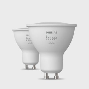 Philips Hue -  White 6W Bluetooth GU10 set van 2