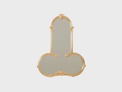 SELETTI - Liberty Man Spiegel Gold