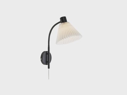 Markslöjd - Mira 1 Wandlamp Black/White