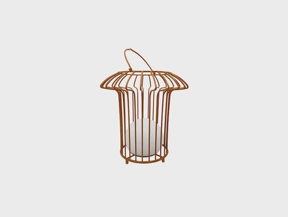 Dyberg Larsen - Basket Outdoor Lantern Terracotta DybergLarsen