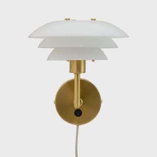 Dyberg Larsen - DL20 Wandlamp Opal/Brass DybergLarsen