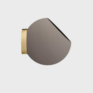 AYTM - Globe Wall Pot Ø21xH18 Taupe/Gold