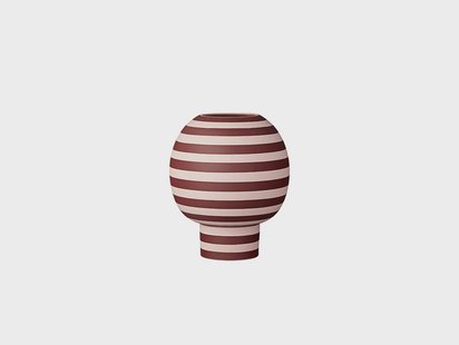 AYTM - Varia Sculptural Vase Rose/Bordeaux AYTM - Varia Sculptural Vase Rose/Bordeaux