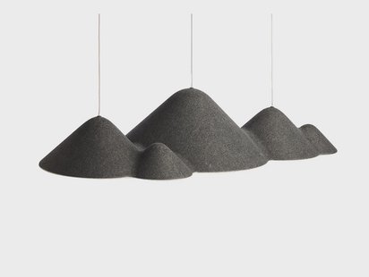 LOOM DESIGN - Panorama Hanglamp Large Mix Black/Grey