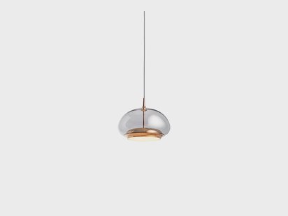 LOOM DESIGN - Avalon Hanglamp Smoked/Rose Gold
