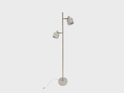 Dyberg Larsen - Ocean Vloerlamp Beige/Brass DybergLarsen