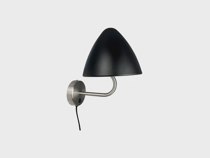 Dyberg Larsen - Oulu Wandlamp Black/Brushed Steel DybergLarsen