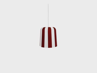 Dyberg Larsen - Gry Hanglamp Dark Rood/Wit DybergLarsen