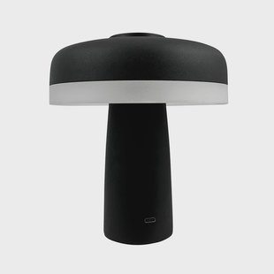 Dyberg Larsen - Porter LED Portable Taffellamp Mat Zwart DybergLarsen