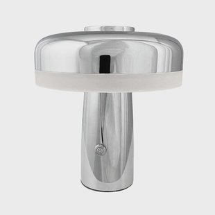 Dyberg Larsen - Porter LED Portable Taffellamp Chroom DybergLarsen