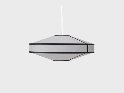 New Works - Kite 3B Hanglamp Ø75 Wit/Zwart