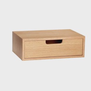 Hübsch - Hide Drawer Box Natural
