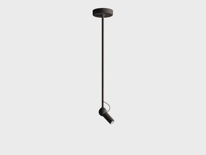 kdln - Bird Wand/Plafondlamp w/2 Rod H3,5+H20,5 Black