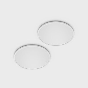 Philips LED SuperSlim 2-pack wit IP44 Ø 25 cm 2.700 K