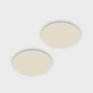 Philips LED plafondlamp SuperSlim 2-pack IP44 Ø 25 cm 4.000 K