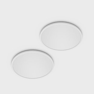 Philips LED SuperSlim 2-delige set wit IP44 Ø 30 cm 2.700 K