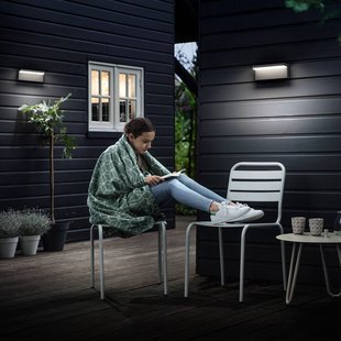 Philips LED buiten wandlamp Bustan UE, 2-pack, 2.700 K