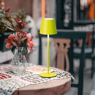 FH Lighting LED tafellamp Viletto, lichtgroen, IP54