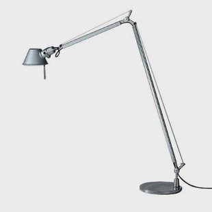 Tolomeo Reading Staande Lamp Aluminium Tolomeo Lettura Artemide - Werkkamer / Kantoor - Designer - Metaal - 1 lamp