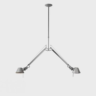 Artemide - Tolomeo Due Bracci Hanglamp Aluminium