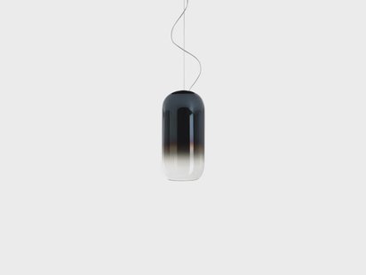 Artemide - Gople Mini Hanglamp Blue Sapphire/Black