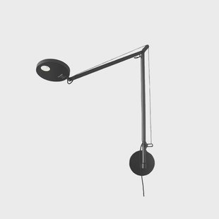 Demetra LED Wandlamp 2700K Zwart Artemide - Slaapkamer - Modern - Metaal - 1 lamp