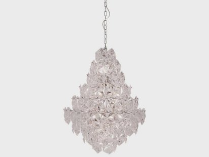 By Rydéns - Monarque Grande Hanglamp Ø57 Chrome/Clear