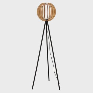 Envostar - Clay staande vloerlamp zwart/hout