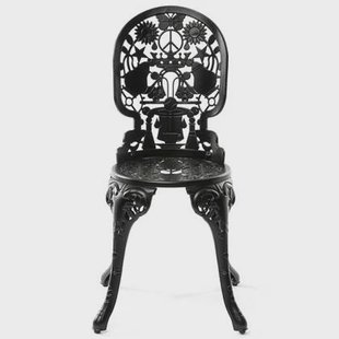 Seletti Industry Garden tuinstoel zwart