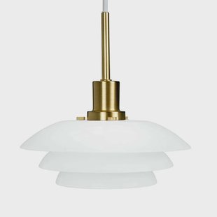 Dyberg Larsen - DL20 Hanglamp Opal/Brass DybergLarsen