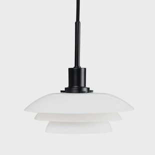 Dyberg Larsen - DL20 Hanglamp Opal/Black DybergLarsen