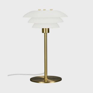 Dyberg Larsen - DL20 Taffellamp Opal/Brass DybergLarsen