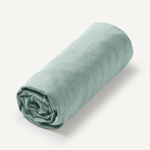 Hoeslaken in gewassen linnen, Elina