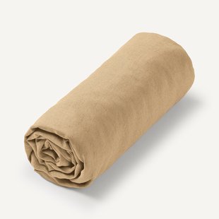 Hoeslaken in gewassen linnen, Elina