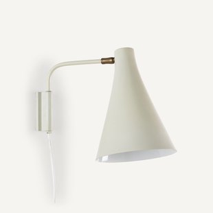 Scharnierende metalen wandlamp, Jameson