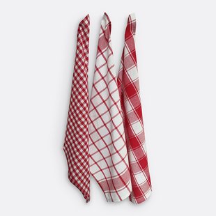 Set van 3 theedoeken in katoen, Jenjla